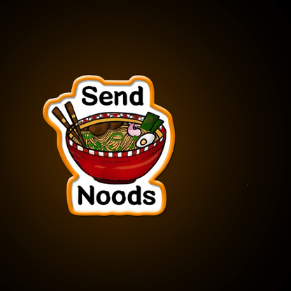 Send Noods Led Neon Sign Chinese Food Restaurant Neon Sign Rgb Color - Shineneon