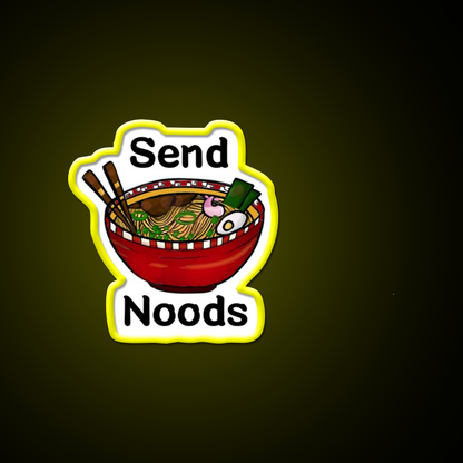 Send Noods Led Neon Sign Chinese Food Restaurant Neon Sign Rgb Color
