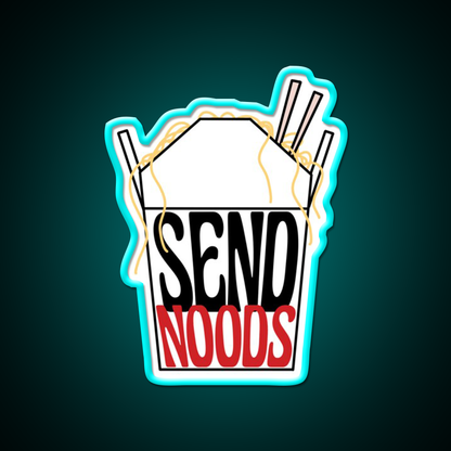 Send Noods Led Neon Sign Chinese Food Restaurant Wall Art Rgb Color