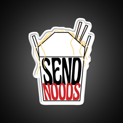 Send Noods Led Neon Sign Chinese Food Restaurant Wall Art Rgb Color