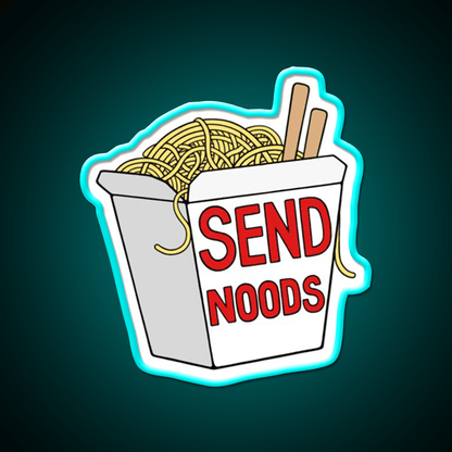 Send Noods Led Neon Sign Chinese Food Rgb Color - Shineneon