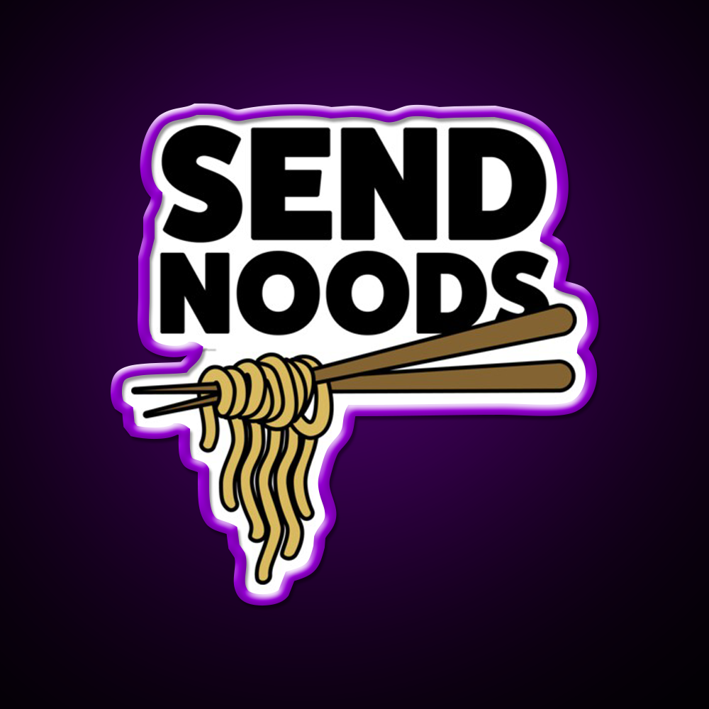 Send Noods Led Neon Sign Chinese Food Wall Decor Rgb Color - LED neon sign view 9