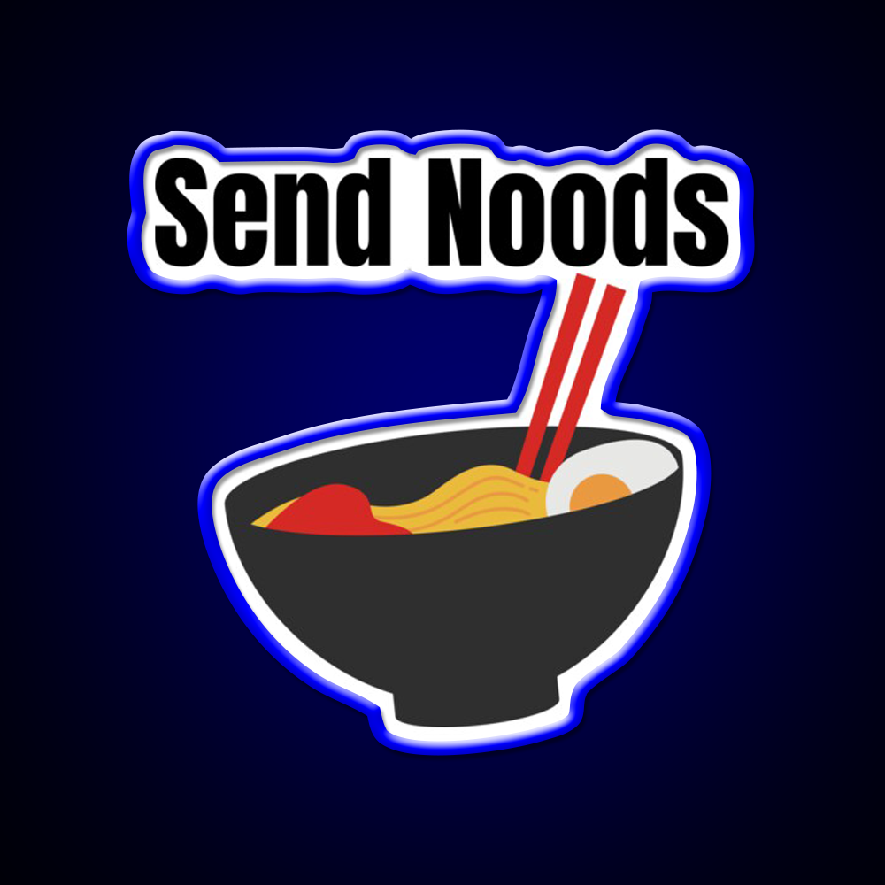 Send Noods Led Neon Sign Chinese Food Wall Led Sign Rgb Color - LED neon sign view 5