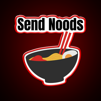 Send Noods Led Neon Sign Chinese Food Wall Led Sign Rgb Color - LED neon sign view 10