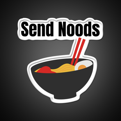Send Noods Led Neon Sign Chinese Food Wall Led Sign Rgb Color - LED neon sign view 11
