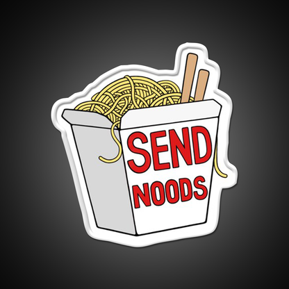 Send Noods Led Neon Sign Chinese Food Rgb Color