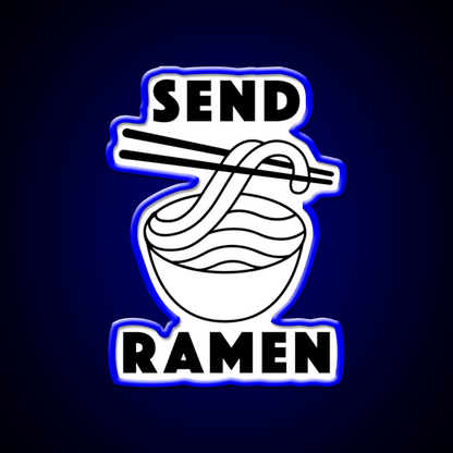 Send Ramen Led Neon Sign Chinese Food Rgb Color - Shineneon