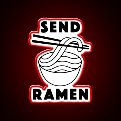 Send Ramen Led Neon Sign Chinese Food Rgb Color - Shineneon