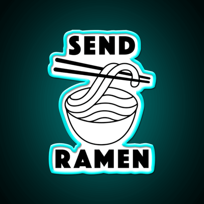 Send Ramen Led Neon Sign Chinese Food Rgb Color - Shineneon