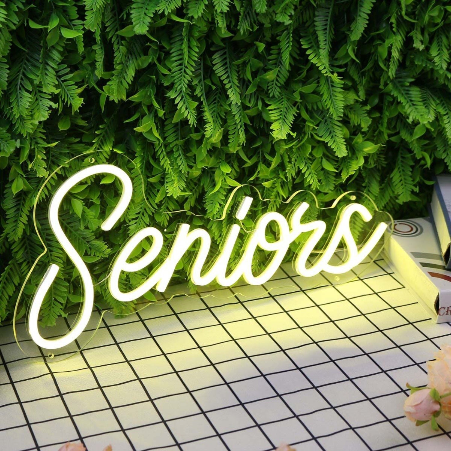 Seniors Yellow Led Neon Sign - Shineneon