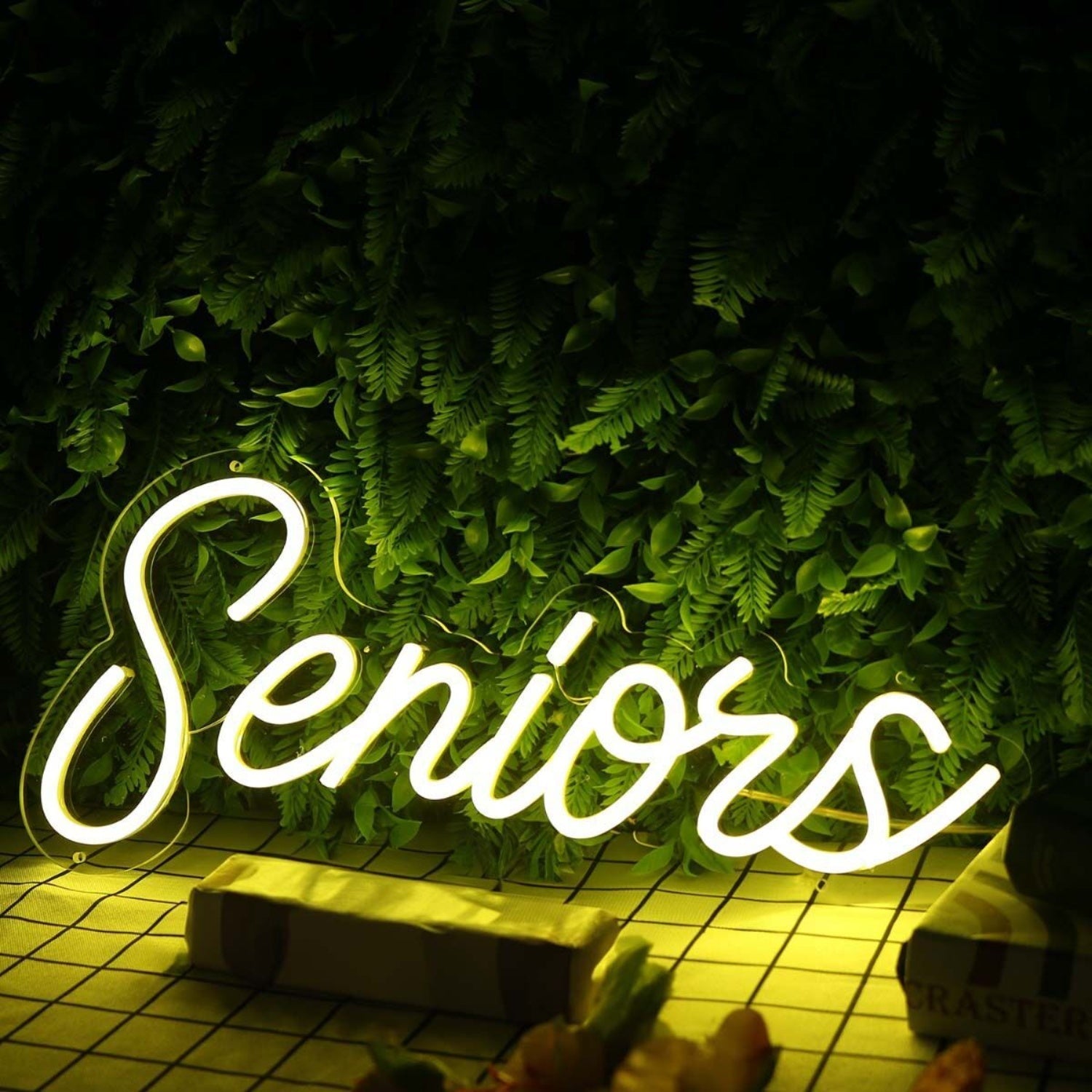 Seniors Yellow Led Neon Sign - Shineneon