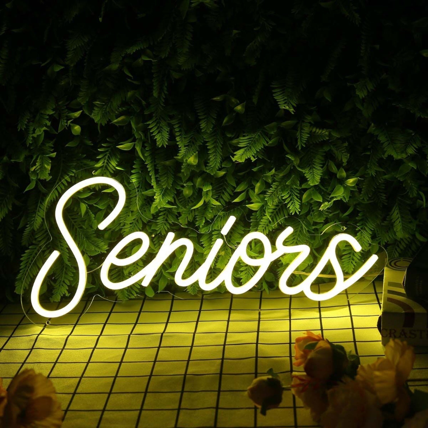 Seniors Yellow Led Neon Sign - Shineneon