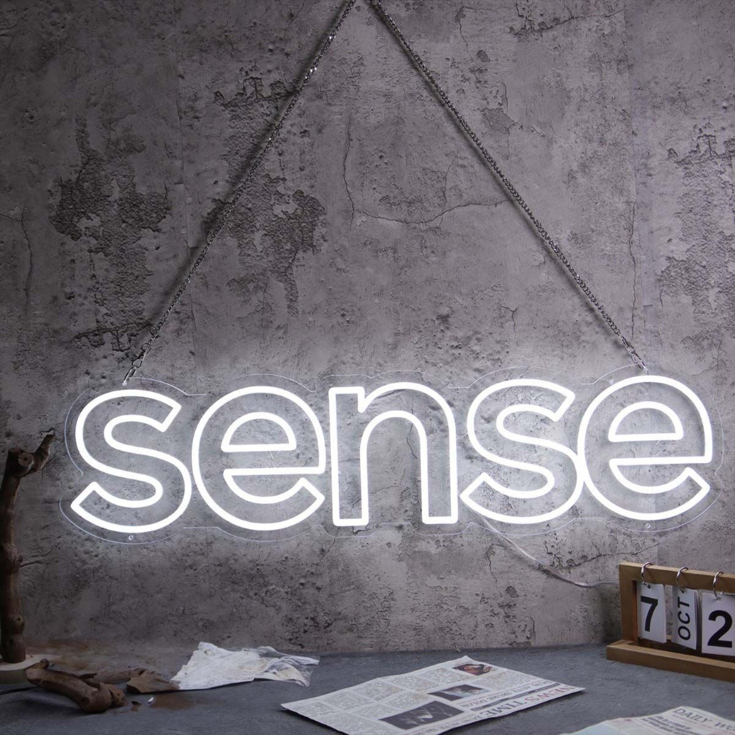 Sense White Led Neon Sign - Shineneon