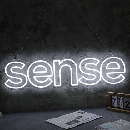 Sense White Led Neon Sign - Shineneon