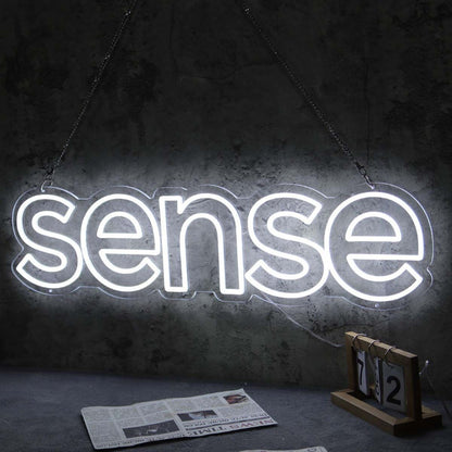 Sense White Led Neon Sign - Shineneon