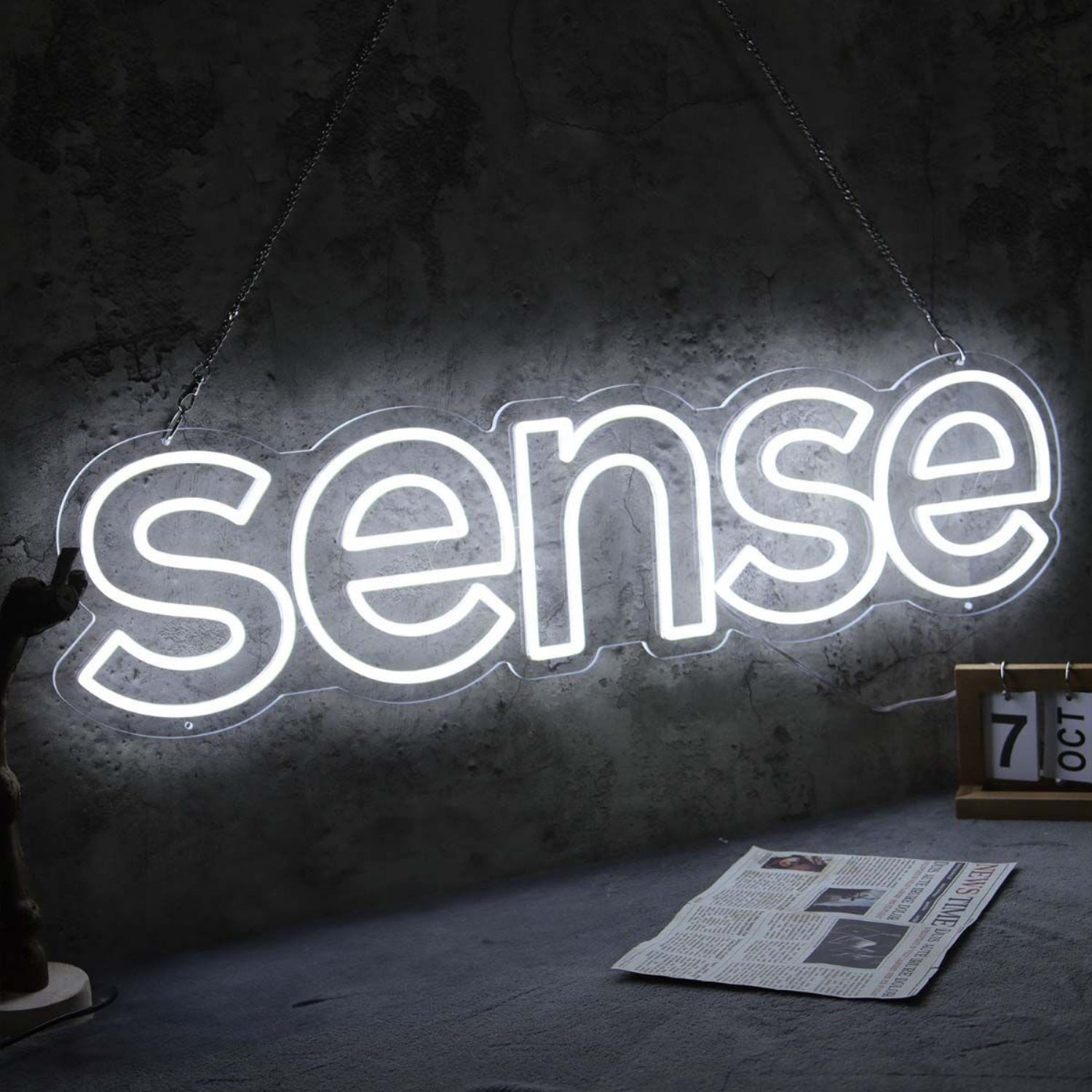 Sense White Led Neon Sign - Shineneon