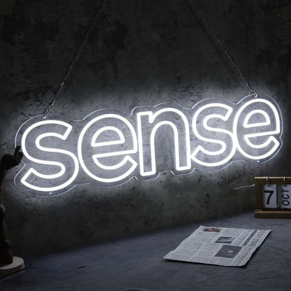 Sense White Led Neon Sign - Shineneon