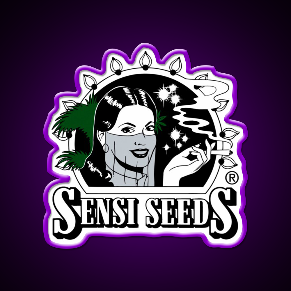 Sensi Seeds Best Seed Bank Hemp Inspired Green Leaf Led Neon Sign Rgb Color - LED neon sign view 9