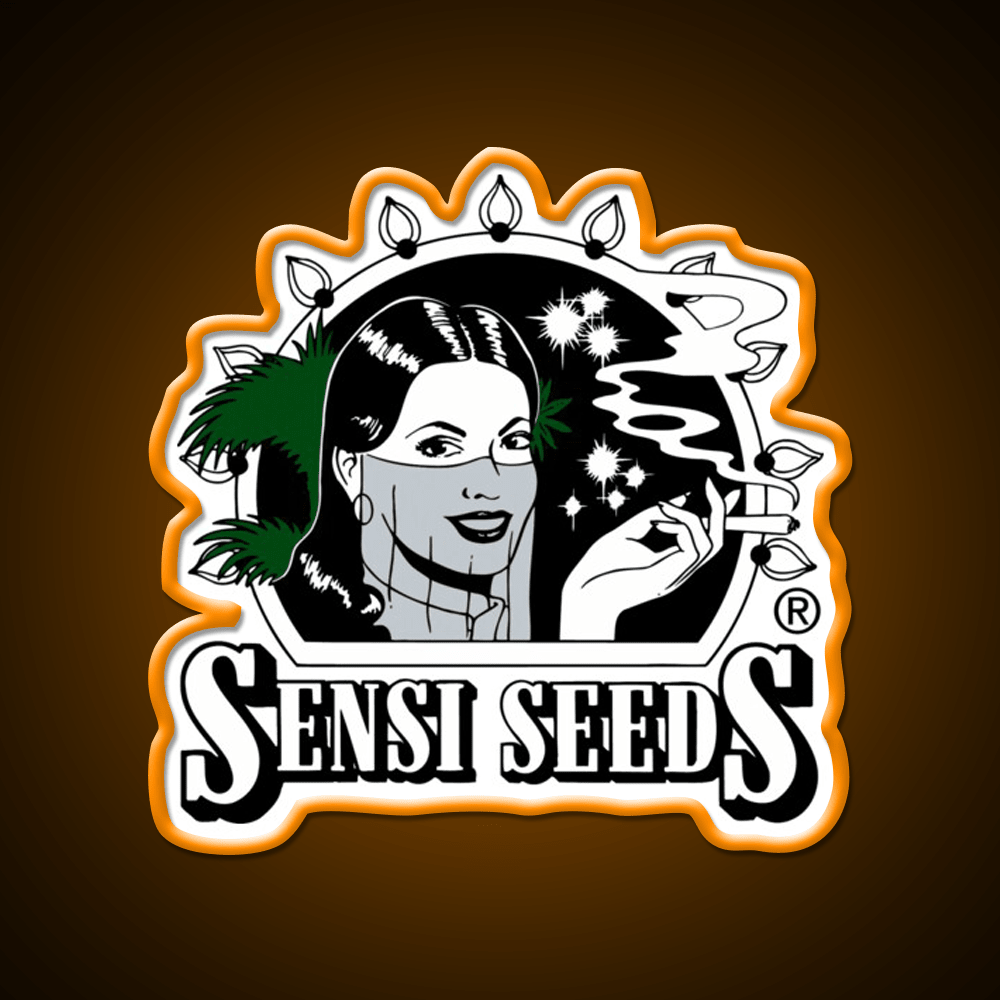 Sensi Seeds Best Seed Bank Hemp Inspired Green Leaf Led Neon Sign Rgb Color - Shineneon