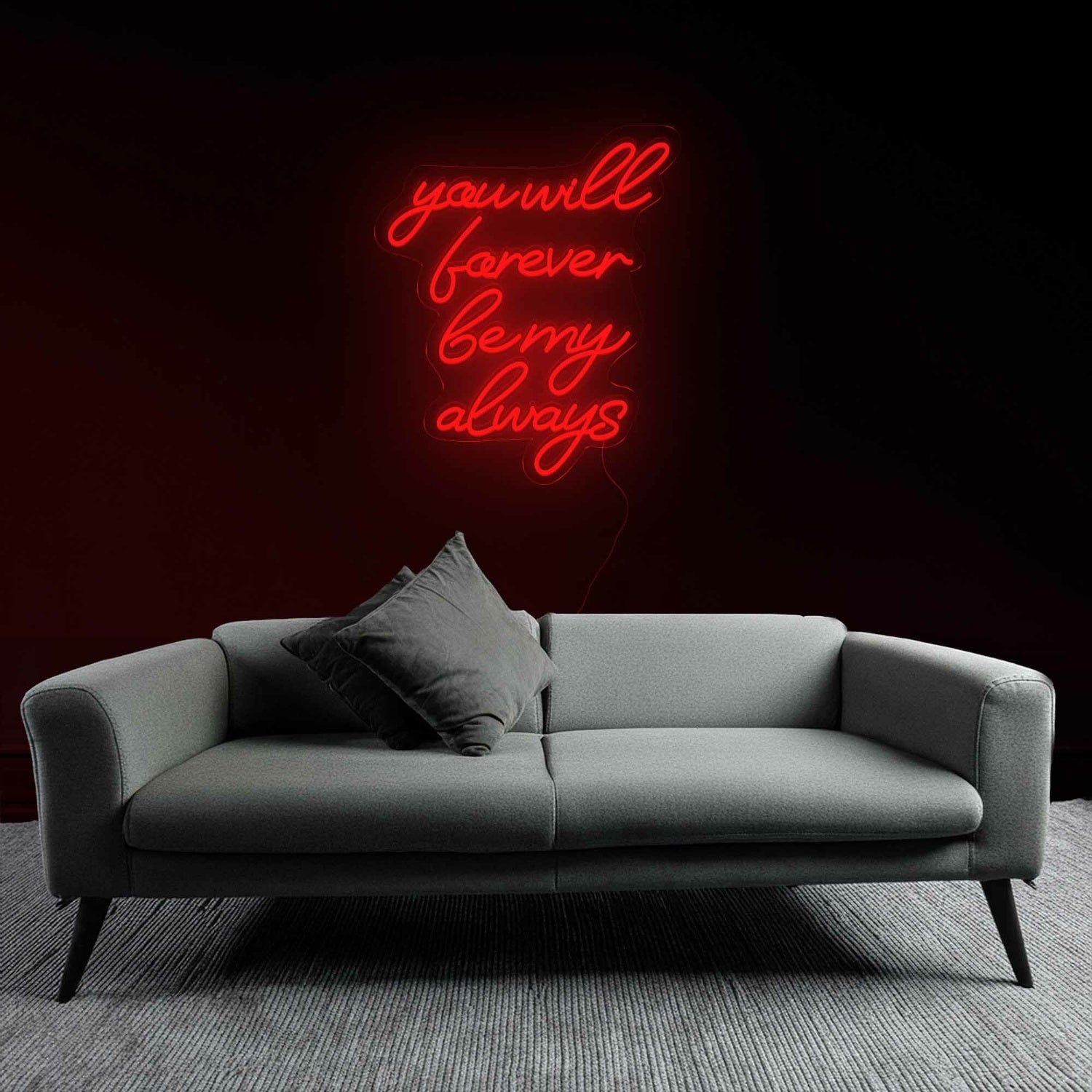 Sentimental You Will Forever Be My Always Neon Sign | Shineneon