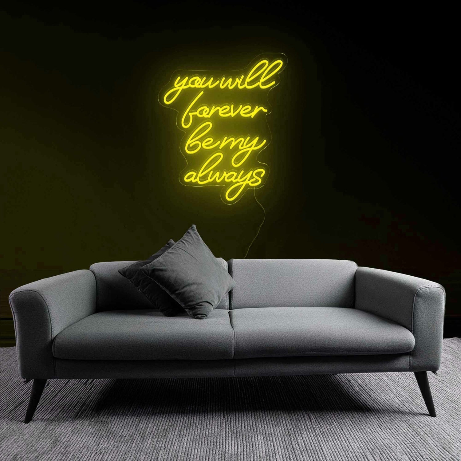 Sentimental You Will Forever Be My Always Neon Sign | Shineneon