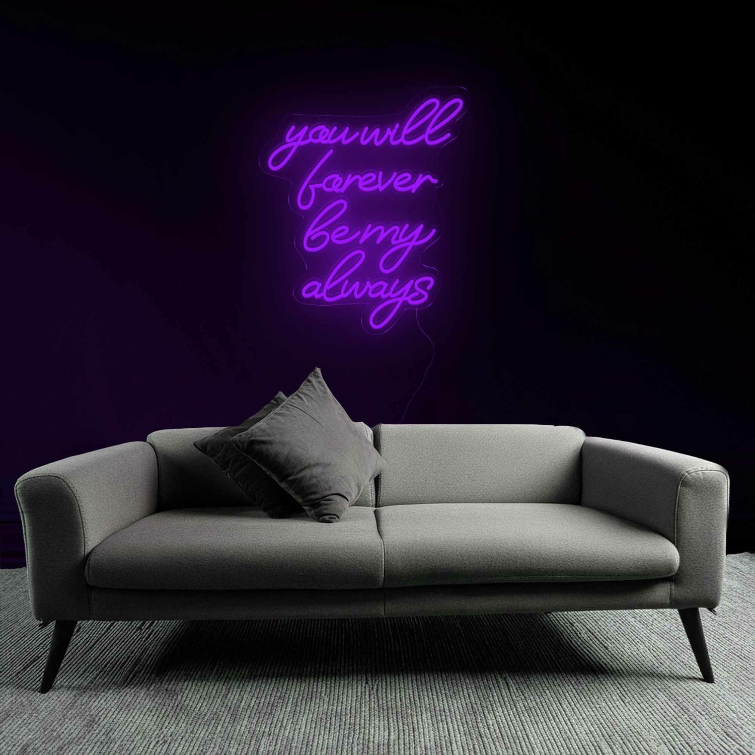 Sentimental You Will Forever Be My Always Neon Sign | Shineneon