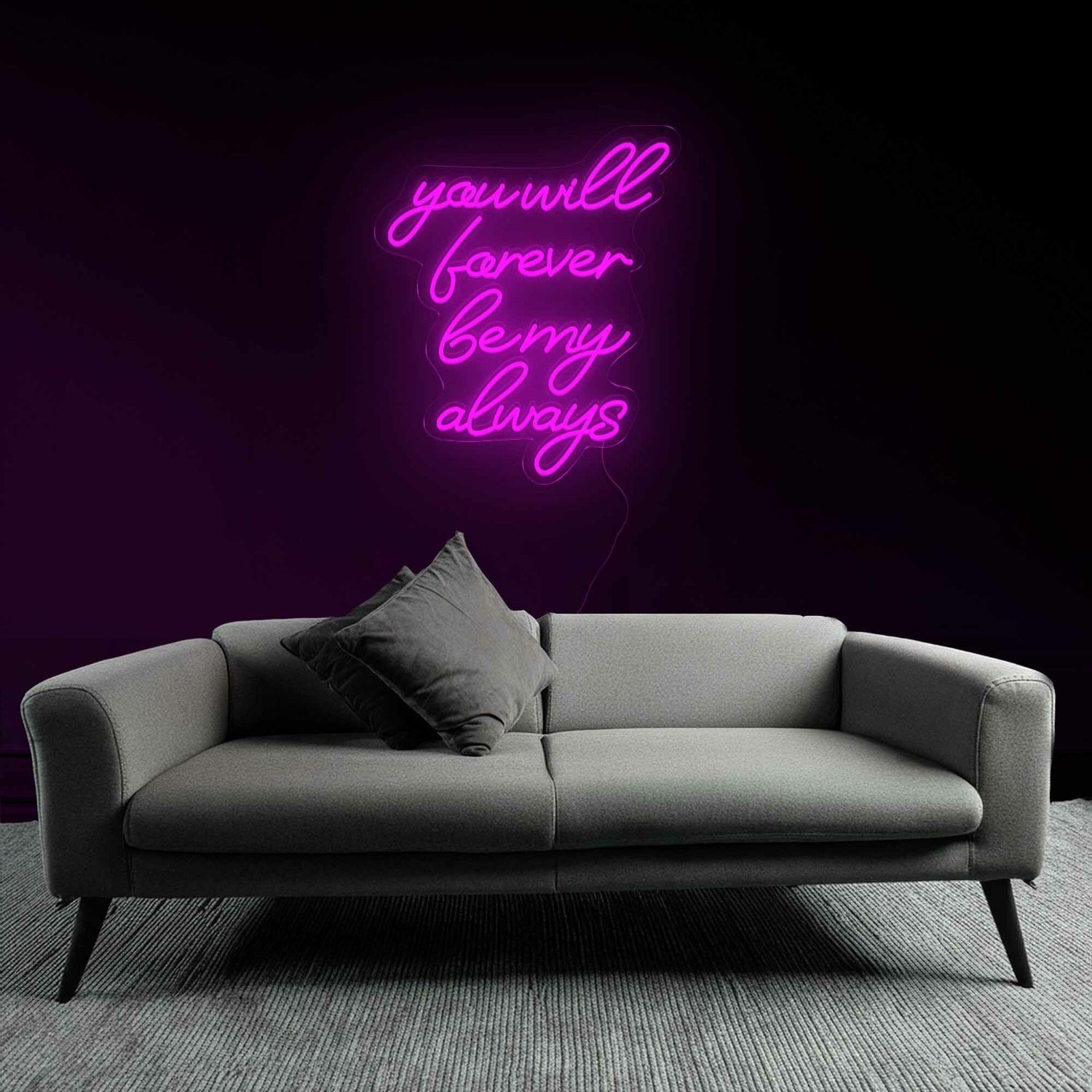 Sentimental You Will Forever Be My Always Neon Sign | Shineneon