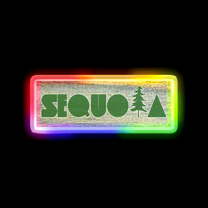 Sequoia Whiskey Drink Bar Led Neon Sign Rgb Color - LED neon sign close-up detail