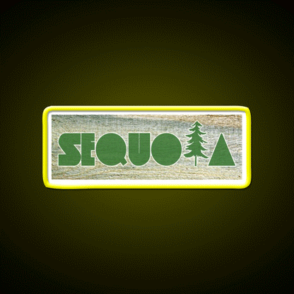Sequoia Whiskey Drink Bar Led Neon Sign Rgb Color - Custom LED neon sign front view