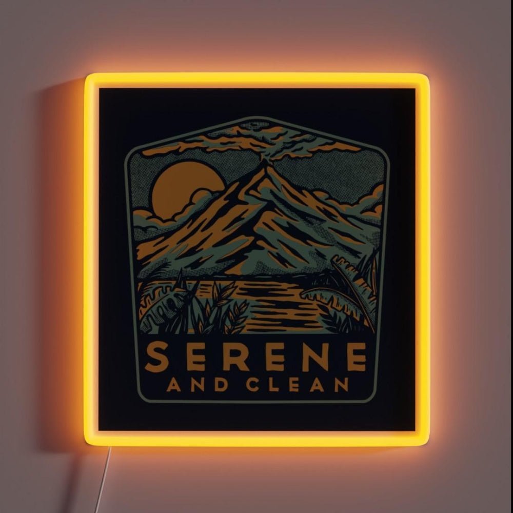 Serene And Clean Aa Na Recovery Rgb Led Neon Sign - Shineneon
