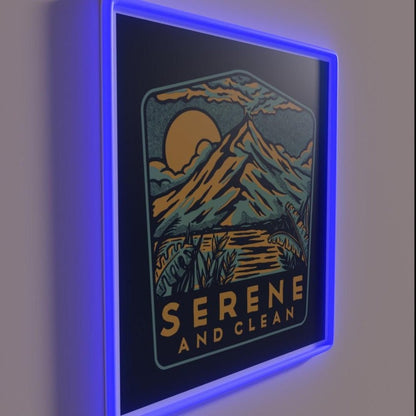 Serene And Clean Aa Na Recovery Rgb Led Neon Sign - Shineneon