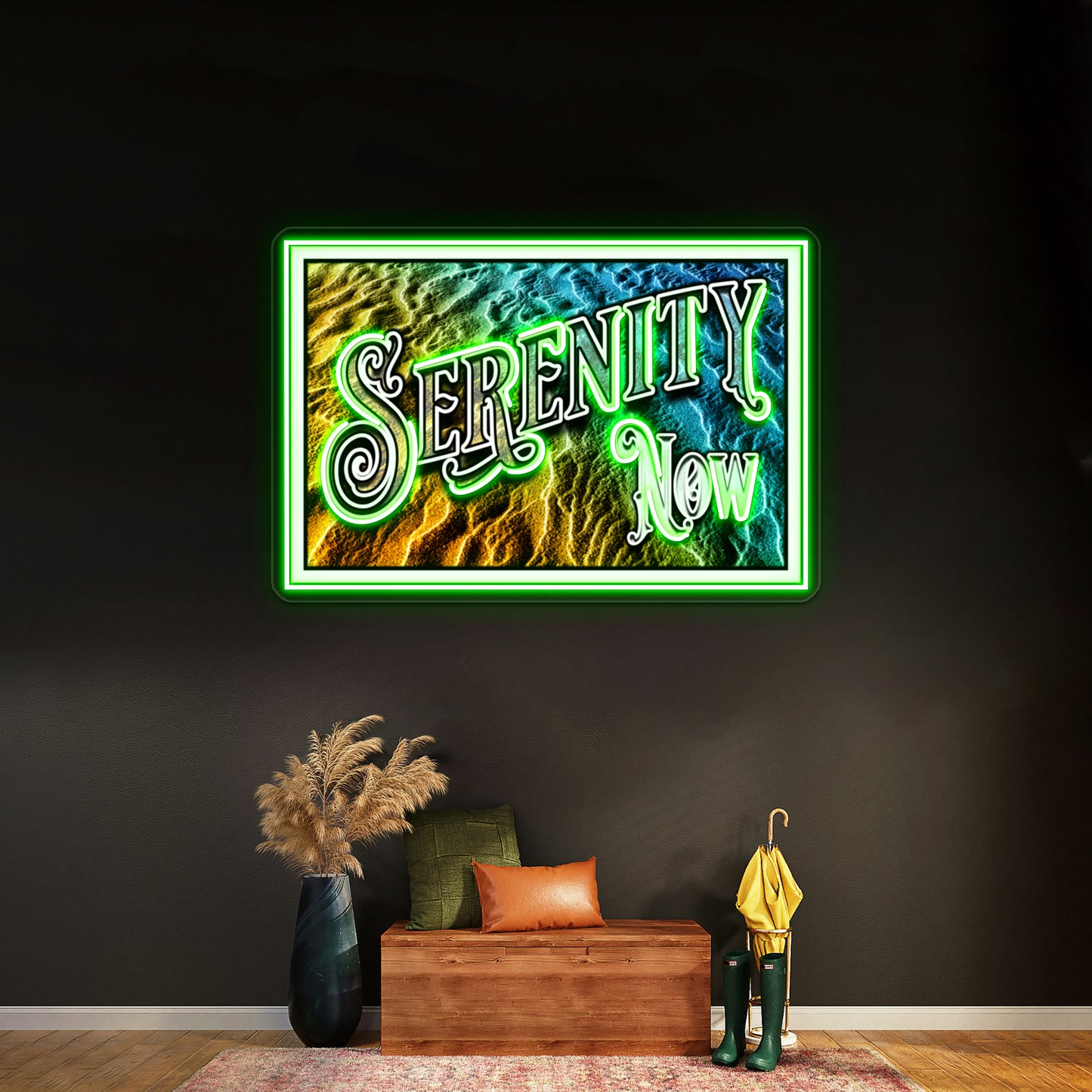 Serenity Now Wall Artwork Neon Signs