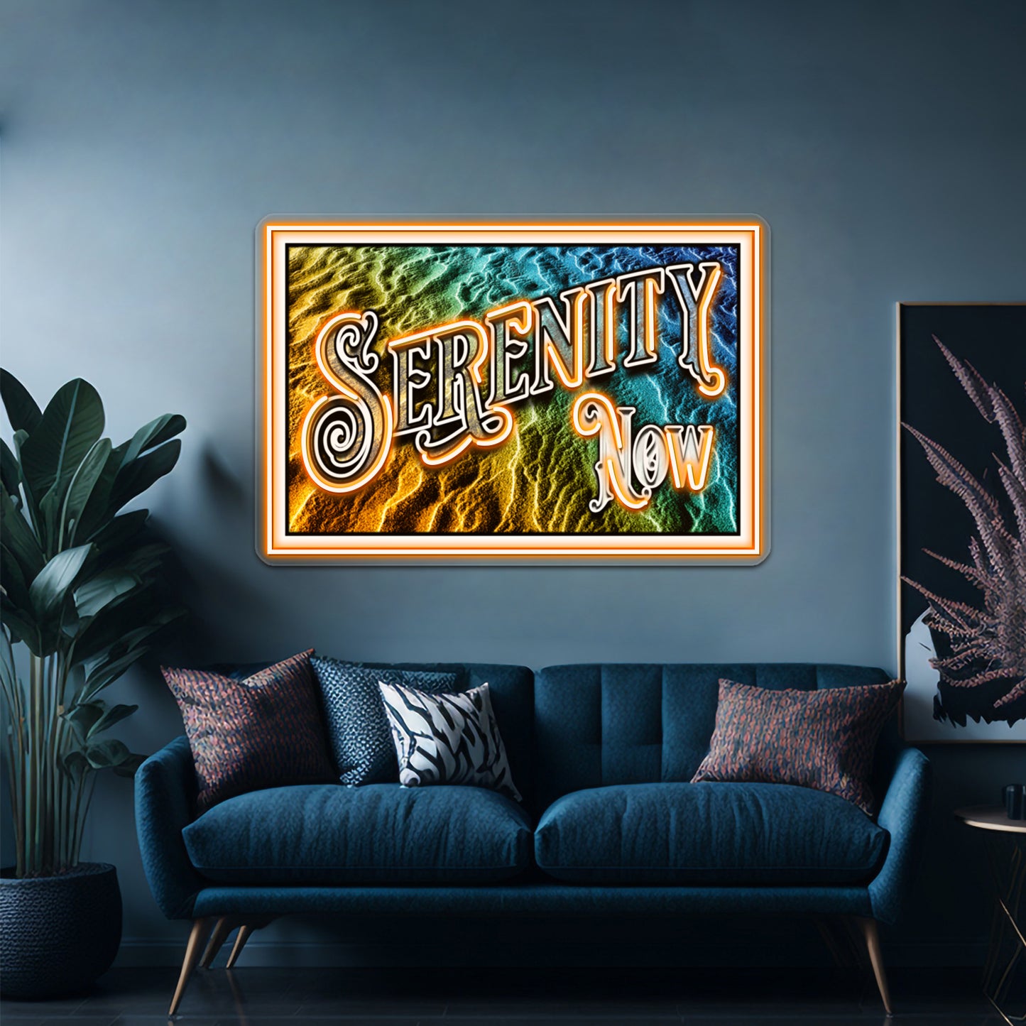 Serenity Now Wall Artwork Neon Signs