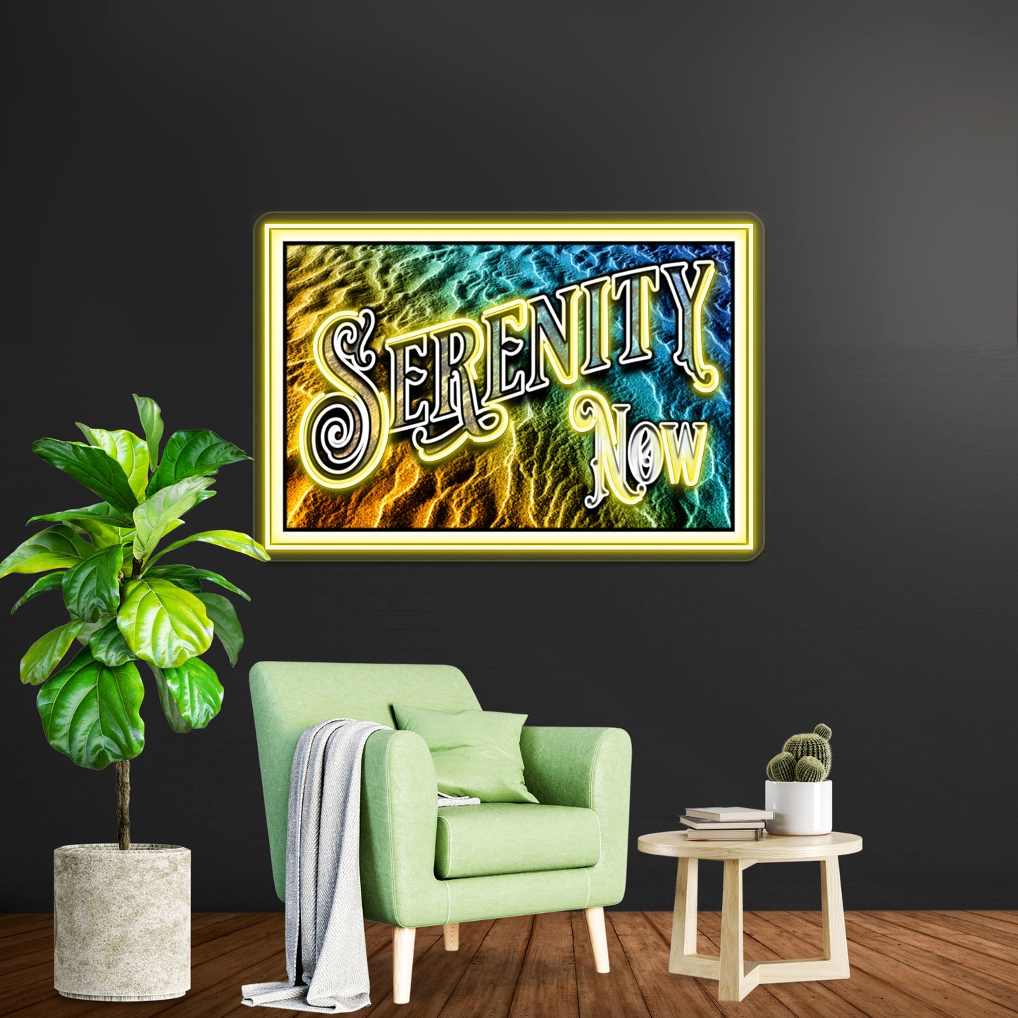 Serenity Now Wall Artwork Neon Signs