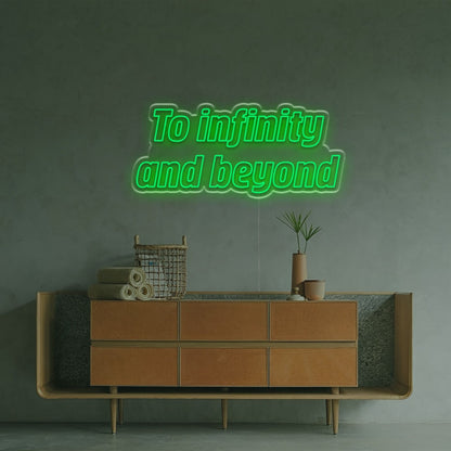 Seriously To Infinity And Beyond Led Neon Sign | Shineneon