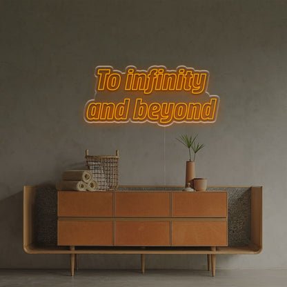 Seriously To Infinity And Beyond Led Neon Sign | Shineneon