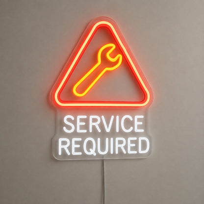 Service Required Neon Sign LED Neon Sign high-converting product image