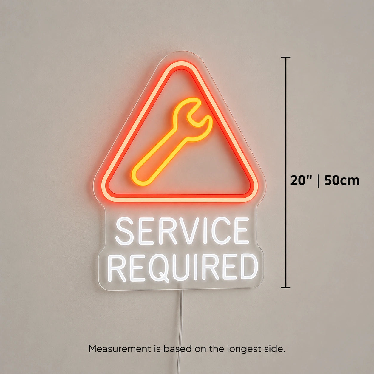 Service Required Neon Sign LED Neon Sign size image