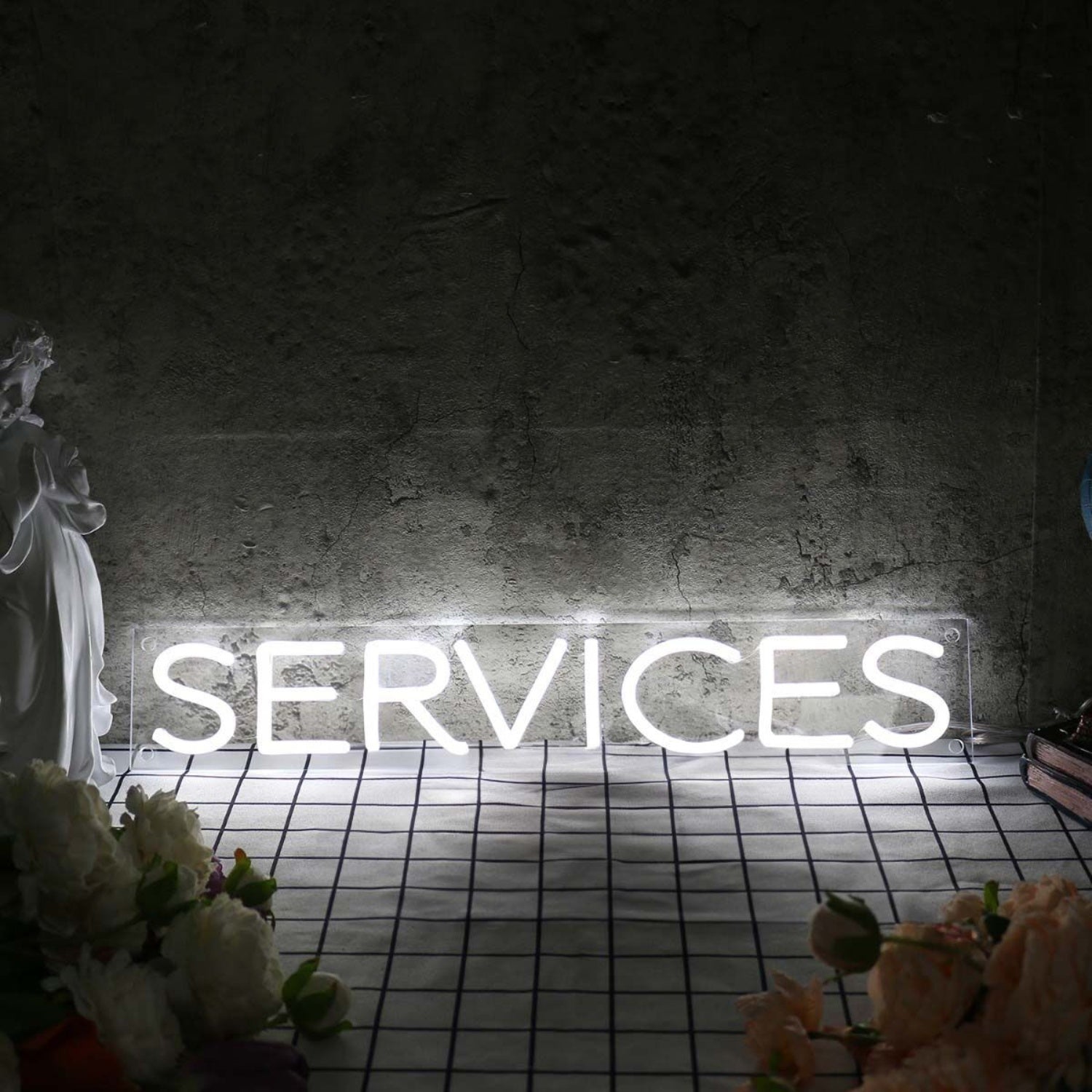 Services White Led Neon Sign - Shineneon