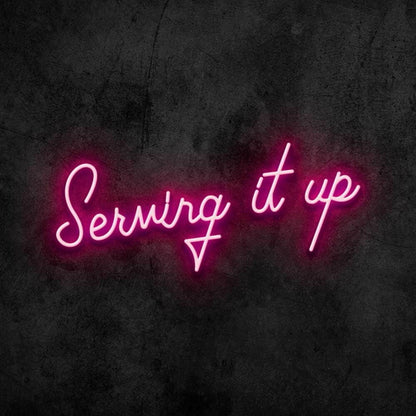 Serving It Up Led Neon Sign | Shineneon