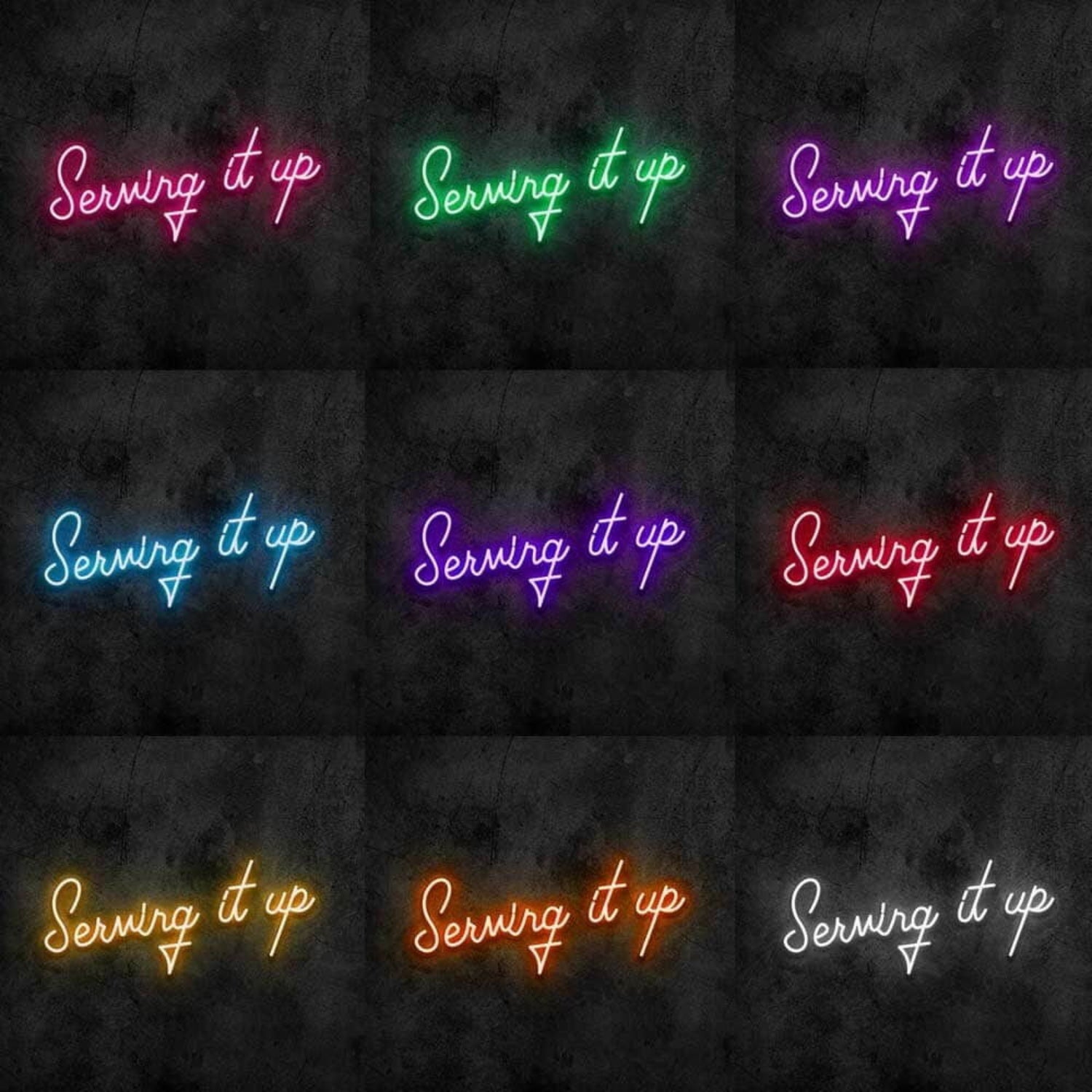Serving It Up Led Neon Sign | Shineneon