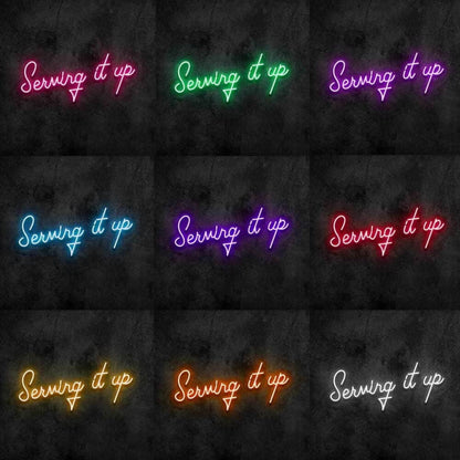Serving It Up Led Neon Sign | Shineneon