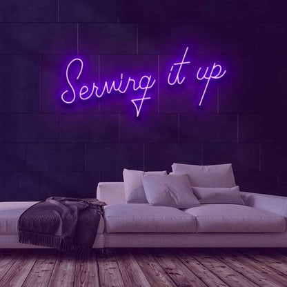 Serving It Up Led Neon Sign | Shineneon