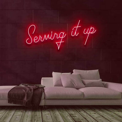 Serving It Up Led Neon Sign | Shineneon