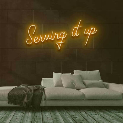 Serving It Up Led Neon Sign | Shineneon