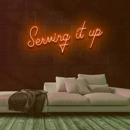 Serving It Up Led Neon Sign | Shineneon