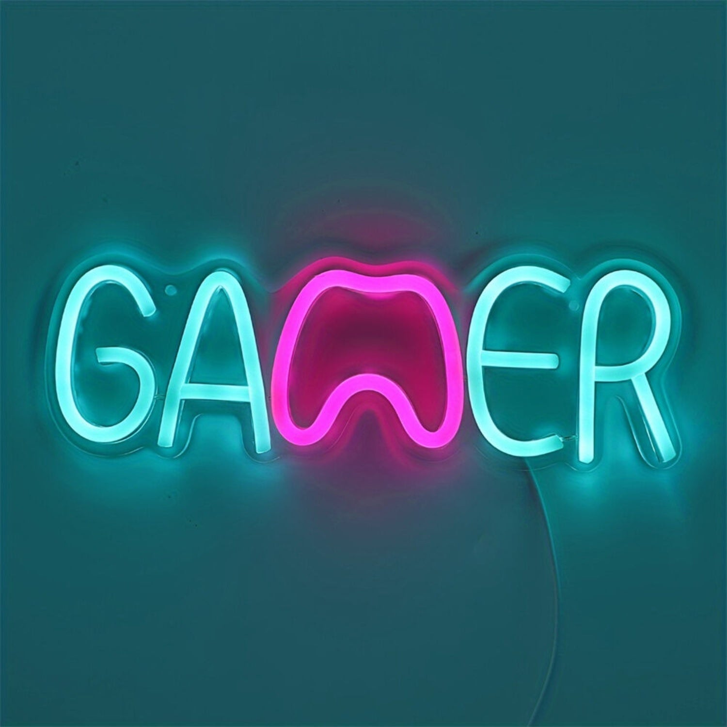 Setup And Party Ice Blue Gamer Led Neon Sign - Shineneon