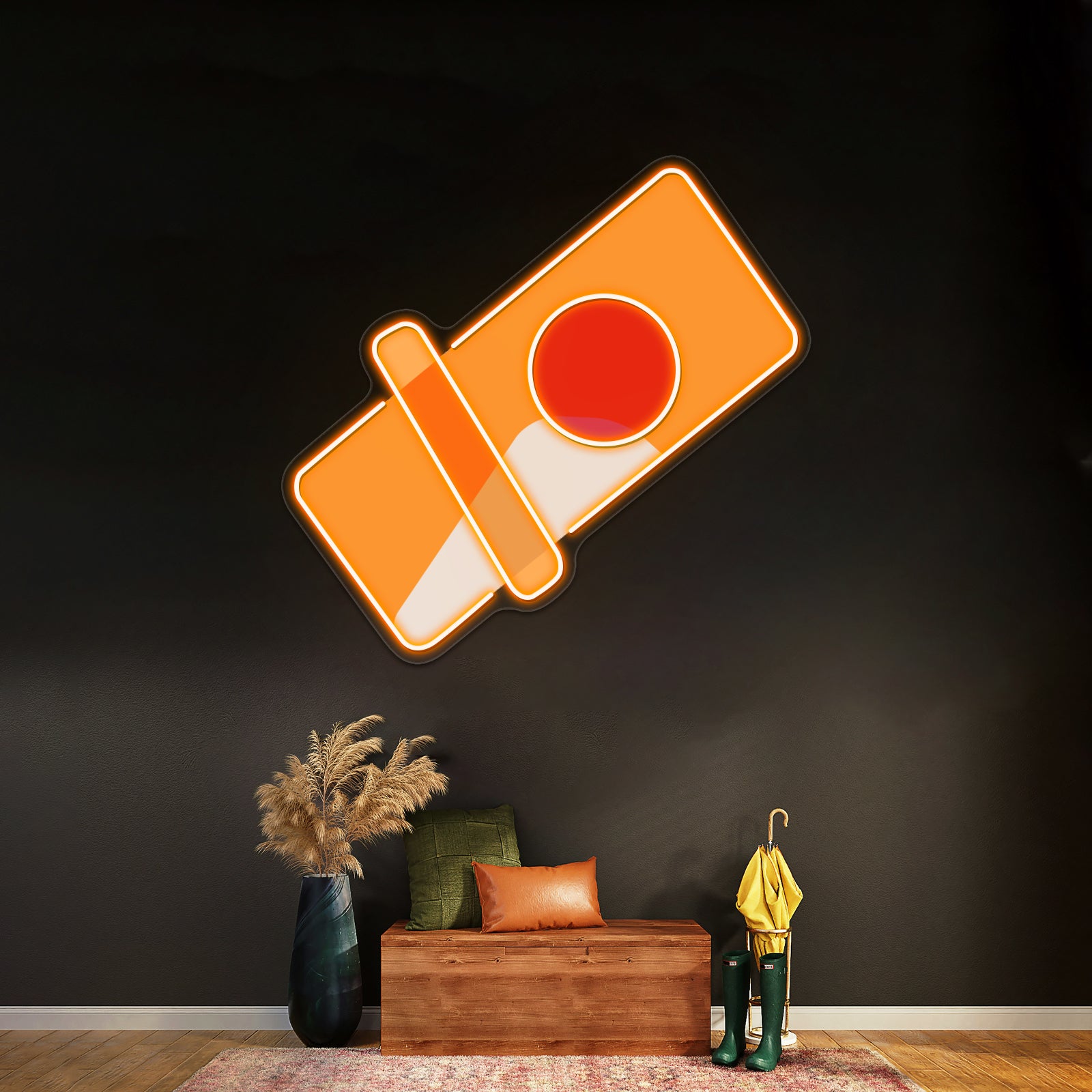 Seventeen Woozi Change Up Minimalist Abstract Art Wall Artwork Neon Signs | Shineneon