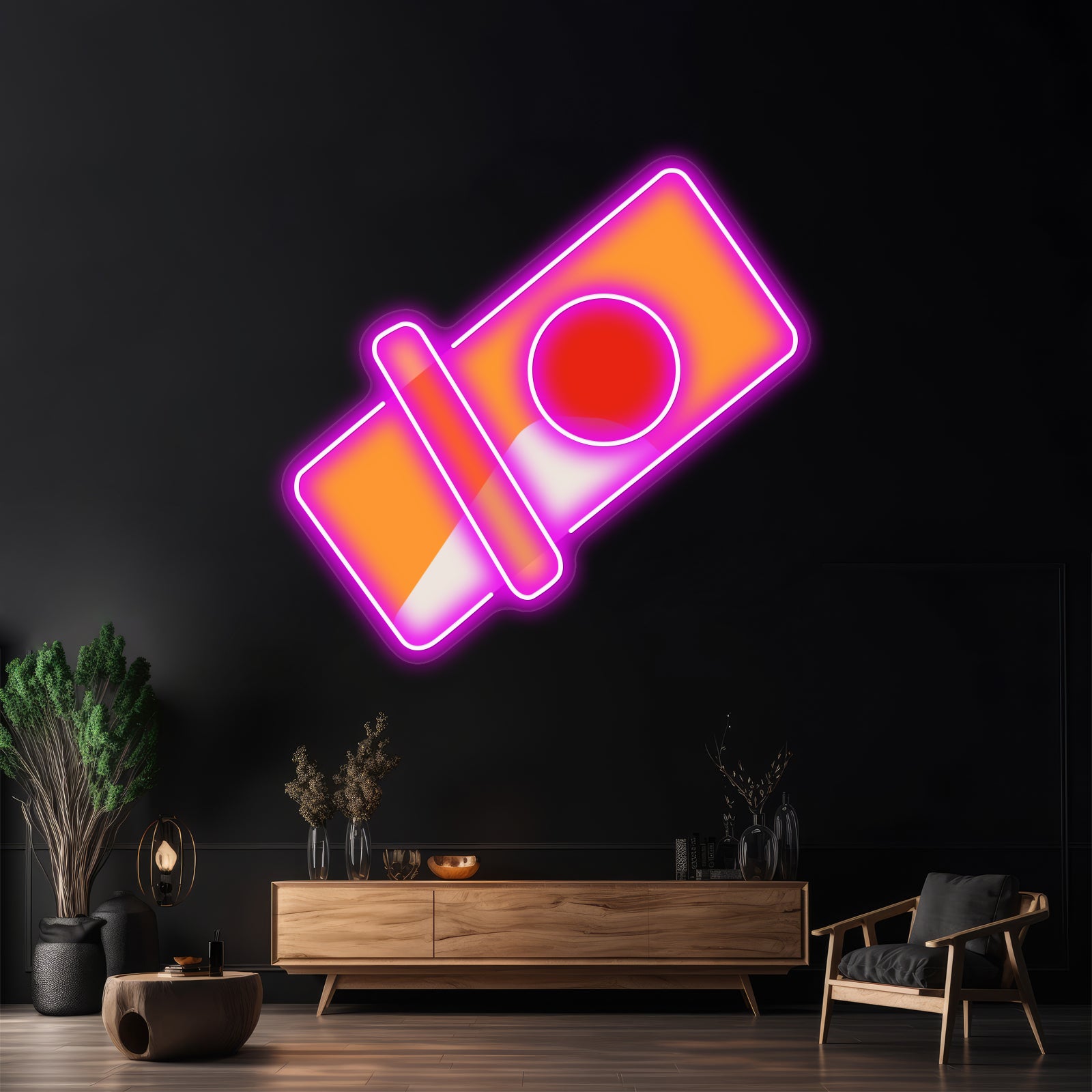 Seventeen Woozi Change Up Minimalist Abstract Art Wall Artwork Neon Signs | Shineneon