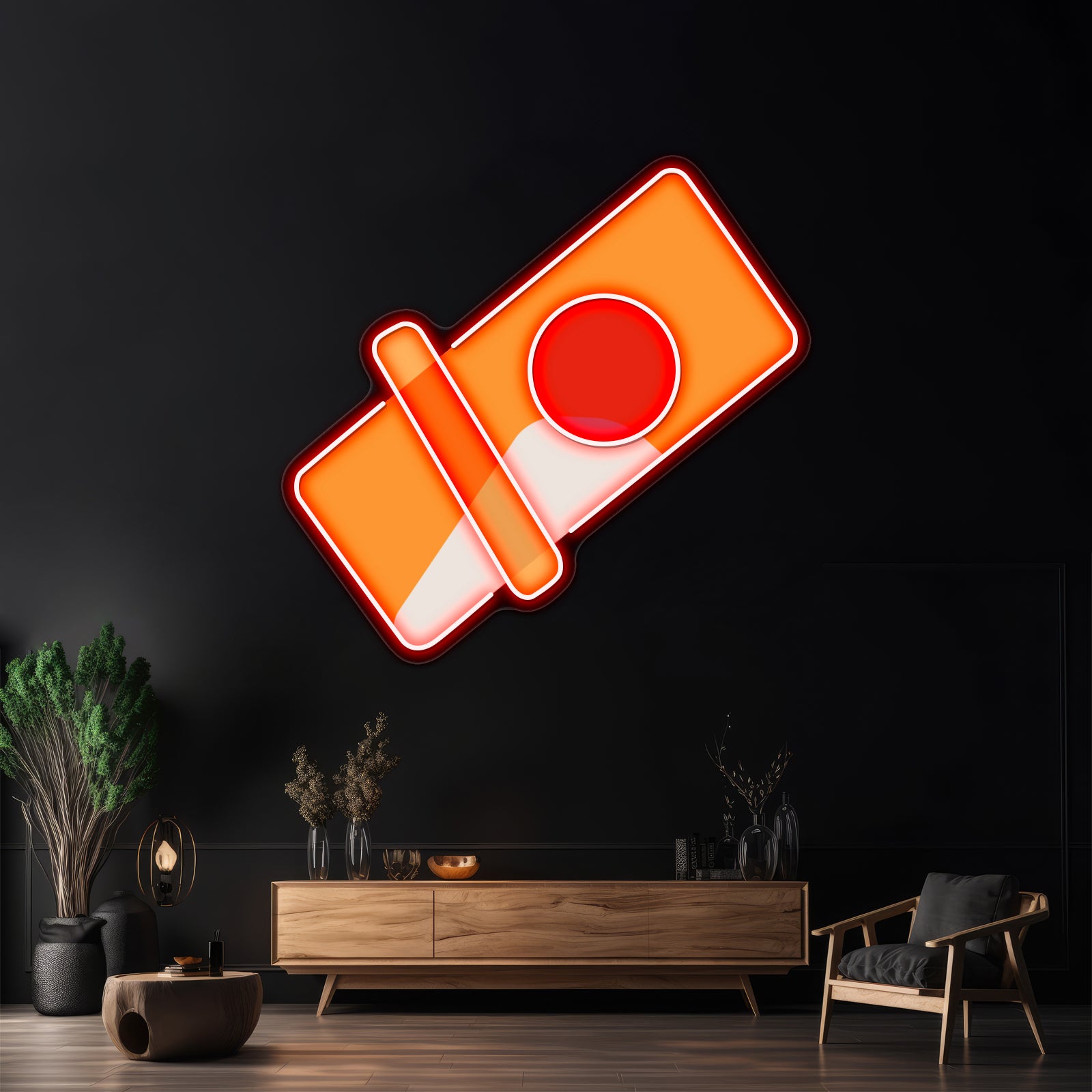 Seventeen Woozi Change Up Minimalist Abstract Art Wall Artwork Neon Signs | Shineneon